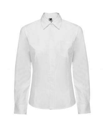 Chemise femme manches longues SOFIA L/S blanc