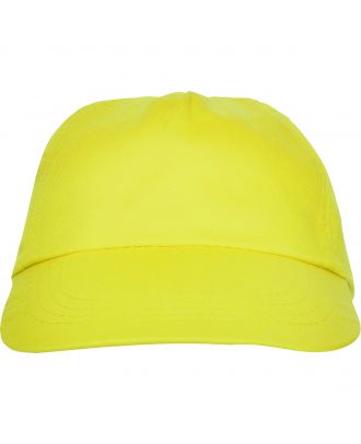 Casquette 5 panneaux BASICA jaune