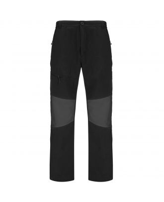 Pantalon coupe vent slim ELIDE noir / plomb foncé