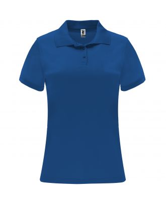 Polo manches courtes MONZHA WOMAN bleu royal