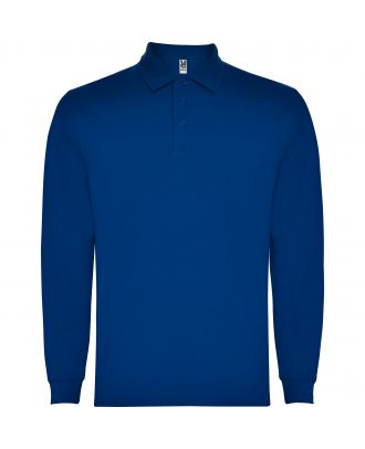 Polo homme manches longues CARPE BLEU ROYAL