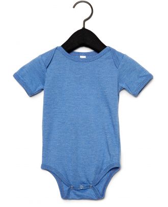 Body manches courtes bébé - Heather Columbia Blue