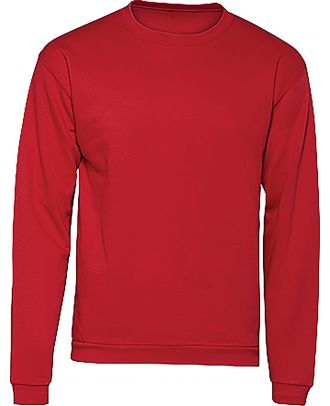 Sweatshirt col rond ID.202 WUI23 - Red de face