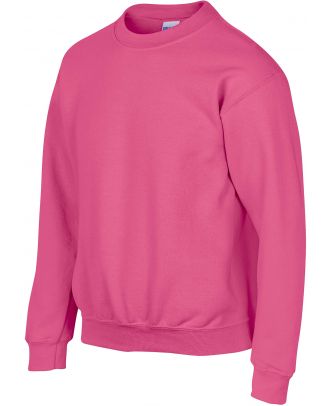 Sweat-shirt enfant col rond heavy blend 18000B - Safety Pink