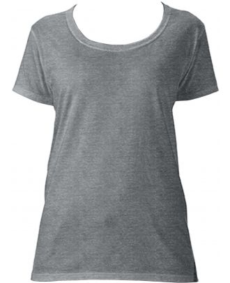 T-shirt femme Softstyle® Deep Scoop 64550L - Graphite Heather