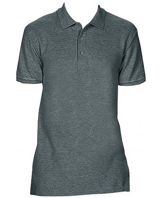 Polo homme Softstyle double piqué GI64800 - Dark Heather