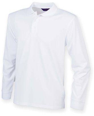 Polo Cool Plus manches longues H478 - White