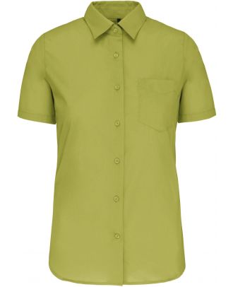 Chemise manches courtes femme Judith K548 - Burnt Lime