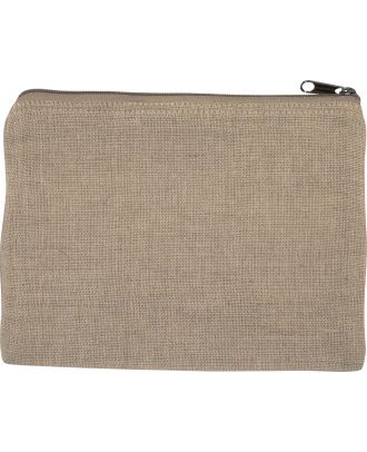 Pochette en juco personnalisable KI0723 - Natural