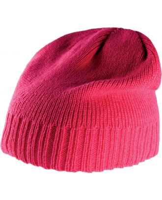Bonnet bordure côtelée KP516 - Fuchsia