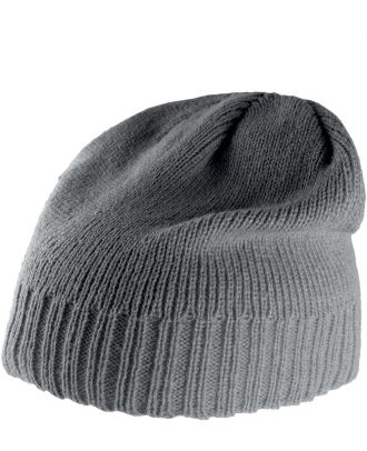 Bonnet bordure côtelée KP516 - Grey