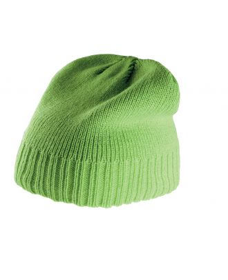 Bonnet bordure côtelée KP516 - Lime