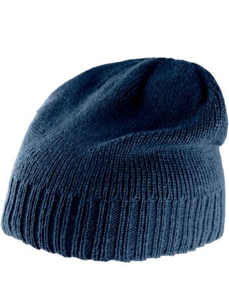 Bonnet bordure côtelée KP516 - Navy