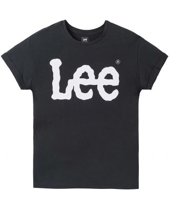 T-shirt femme logo LEE L40 - Black