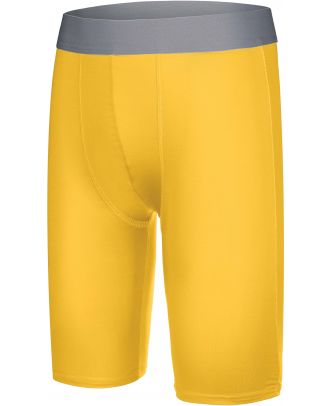 Sous-short long enfant sport PA008 - Sporty Yellow