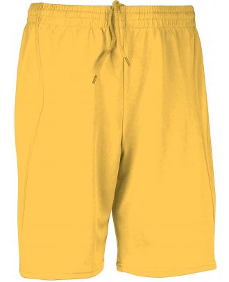 Short enfant de sport PA103 - Sporty Yellow