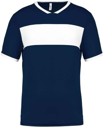 Maillot enfant polyester manches courtes PA4001 - Sporty Navy / White 
