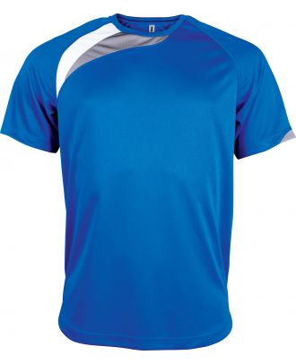 T-shirt unisexe manches courtes sport PA436 - Sporty Royal Blue / White / Storm Grey