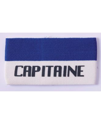 Brassard Capitaine PA677 - White / Royal Blue