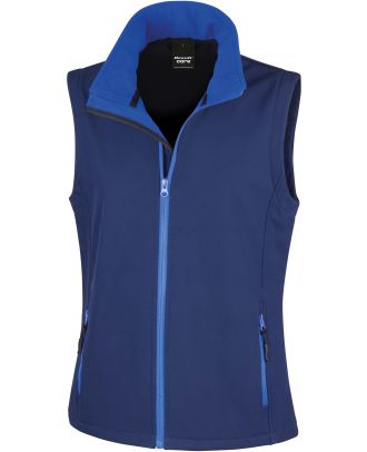 Bodywarmer Softshell Femme Printable R232F - Navy / Royal