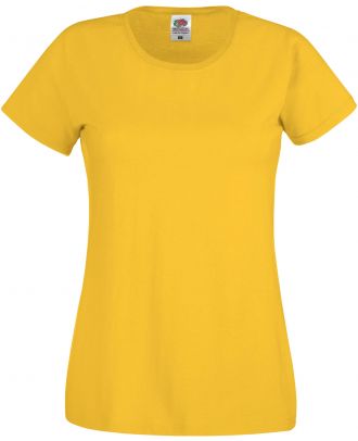 T-shirt femme manches courtes Original-T SC61420 - Sunflower yellow de face
