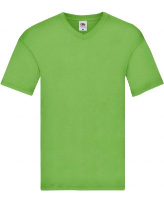 T-shirt homme col V Original-T SC61426 - Lime