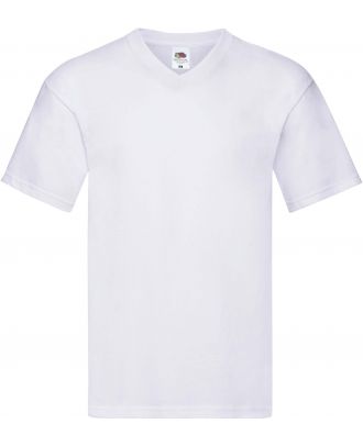 T-shirt homme col V Original-T SC61426 - White