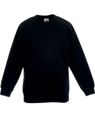 Sweat-shirt enfant manches raglan SC62039 - Black