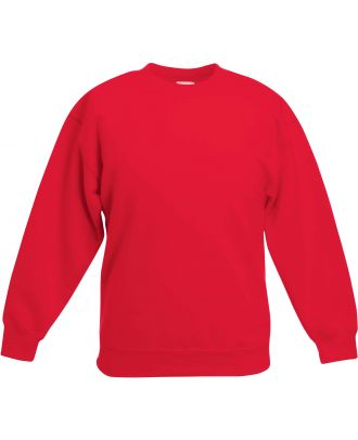 Sweat-shirt enfant col rond classic SC62041 - Red