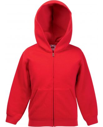 Sweat-shirt enfant zippé à capuche classic SC62045 - Red