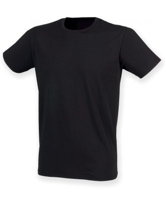 T-shirt homme col rond Feel Good SFM121 - Black