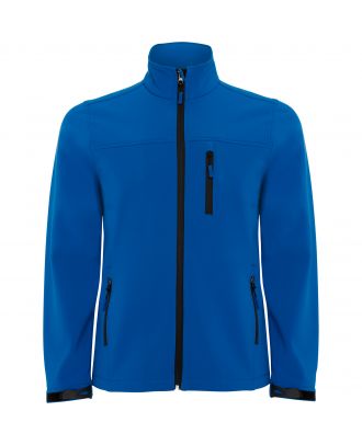 Softshell micropolaire manches longues ANTARTIDA bleu royal