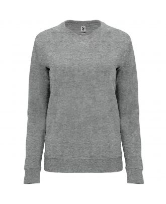 Sweat-shirt femme manches longues raglan ANNAPURNA WOMAN gris chiné